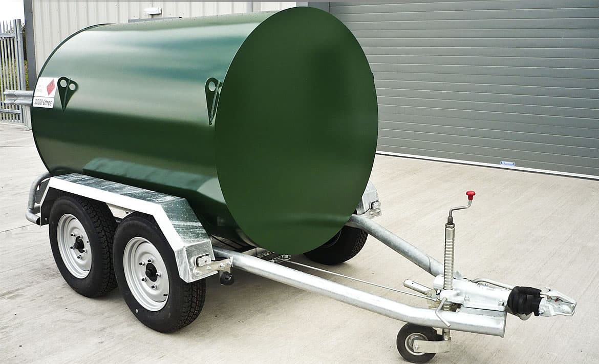 Fuel Proof 2000 Liter Drivstofftilhenger For Vei Toakslet
