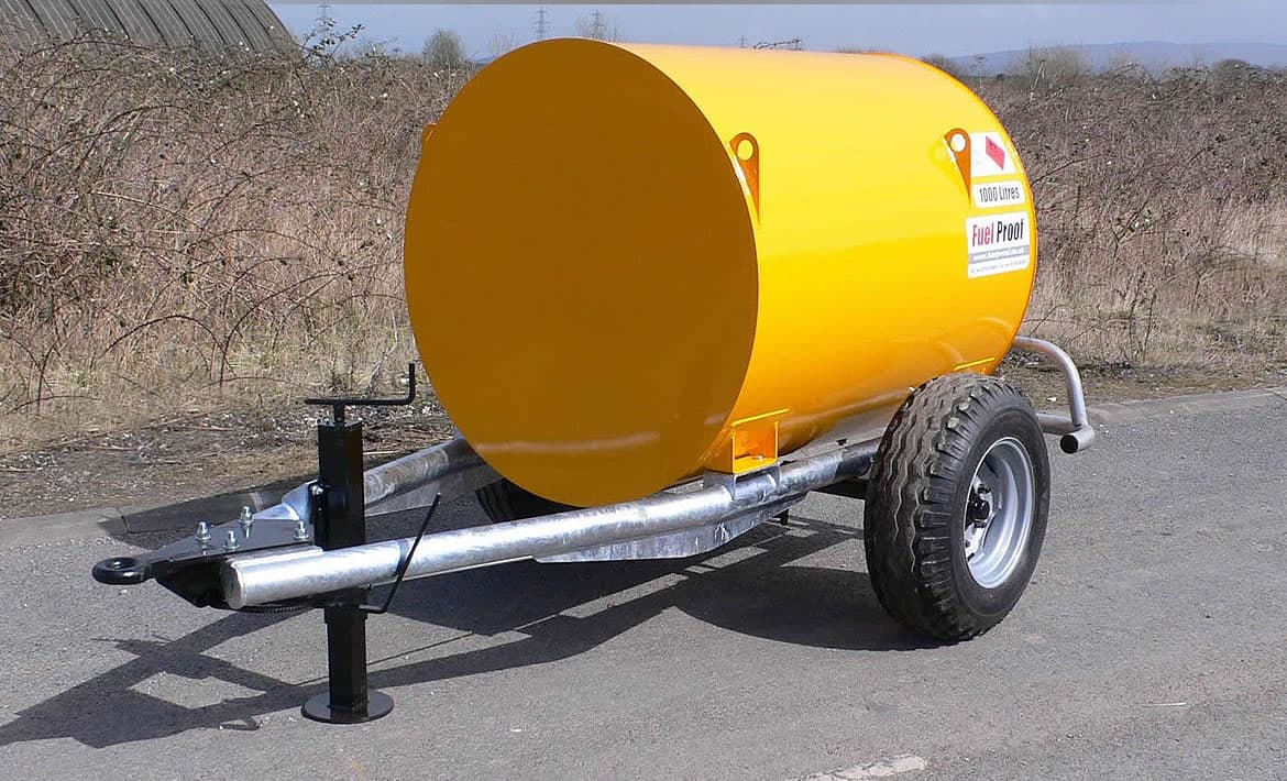 Fuel Proof 1000 Liter Dieselvogn For Anlegg