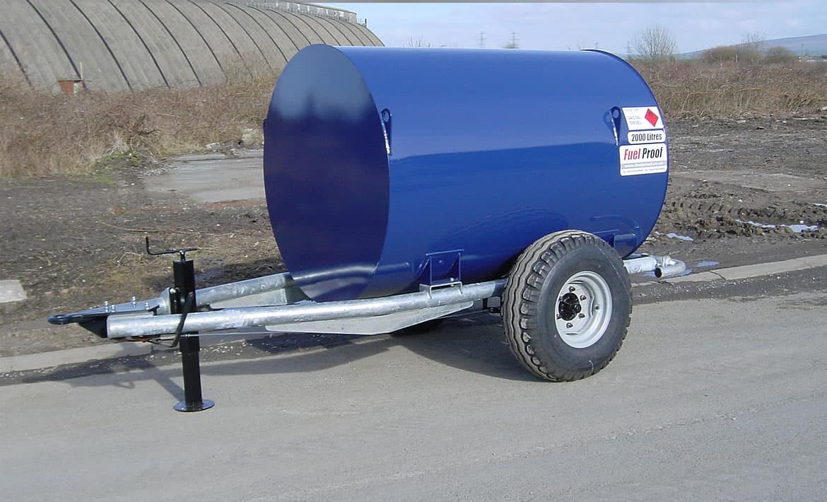 Fuel Proof 2000 Liter Dieselvogn For Anlegg