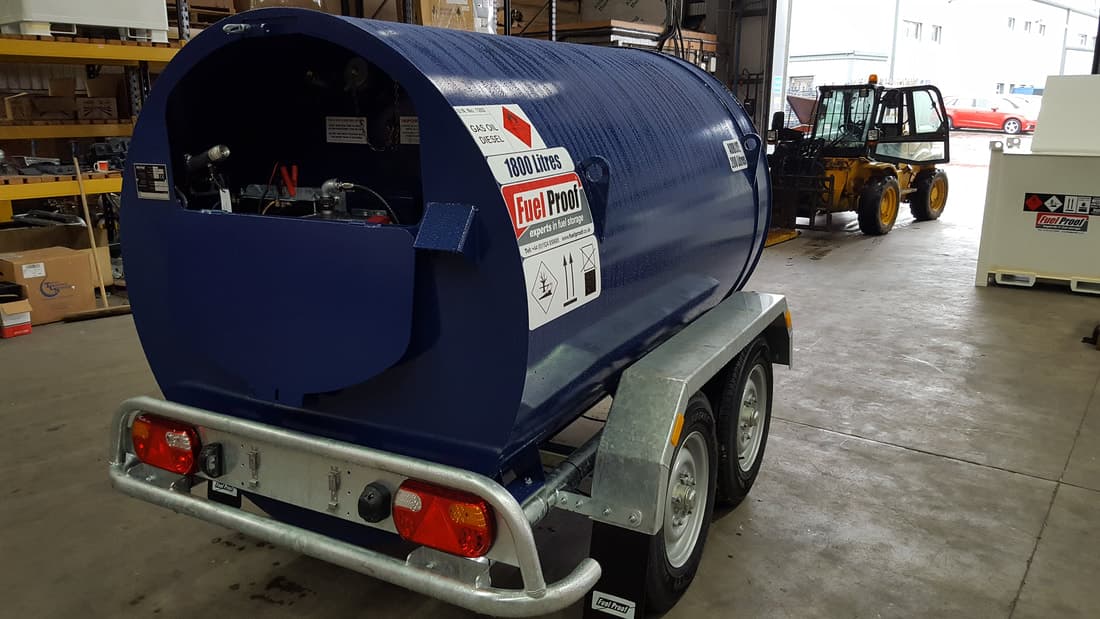 Fuel Proof 1800 Liter Diesel Og 200 Liter AdBlue Drivstofftilhenger