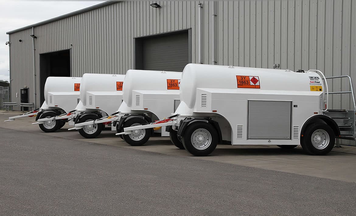 Fuel Proof 6000 liter leddet tankvogn for flyplass Jet A-1