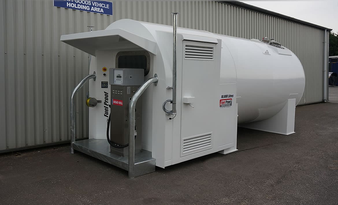 Fuel Proof 10000 liter bulktank for flydrivstoff Premium OFC