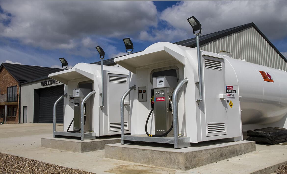 Fuel Proof 15000 liter bulktank for flydrivstoff Premium OFC