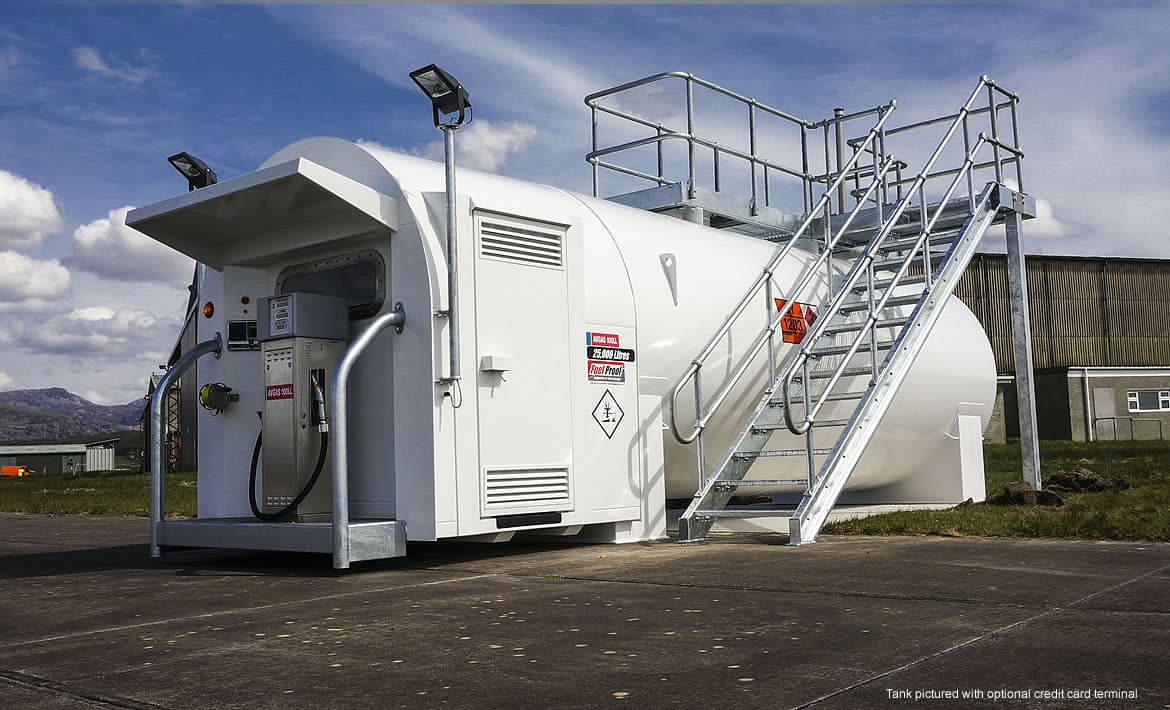 Fuel Proof 25000 liter bulktank for flydrivstoff Premium OFC